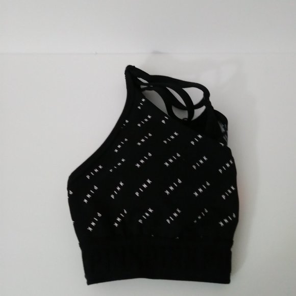 Victoria's Secret PINK Ultimate Sports Bra Size Small Black Red White - Picture 7 of 15